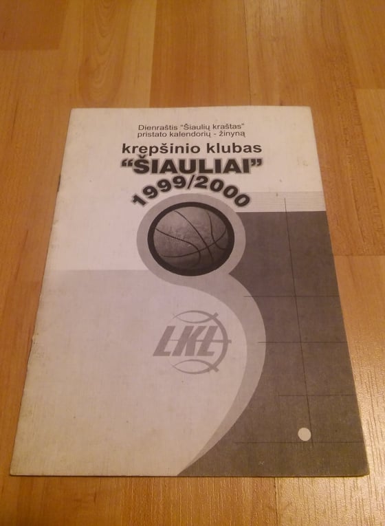 BC Šiauliai. "Šiaulių" klubo programa (1999-2000 m.)